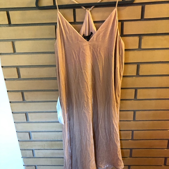 NWT- BCBG- Blush Velvet Dress - Picture 3 of 8